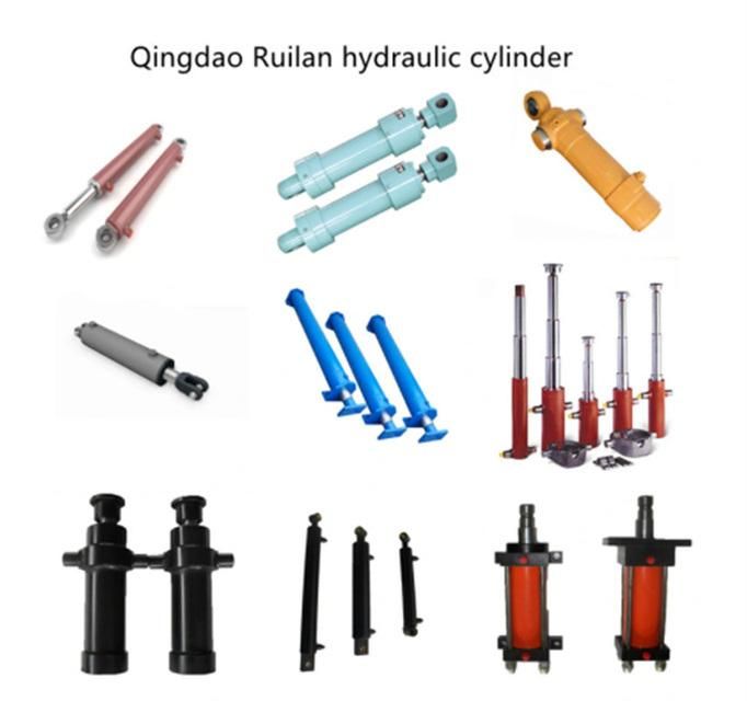 Qingdao Ruilan Customized Telescopic Multistage Hydraulic Cylinder and Hydraulic Power Unit for Tipper Trailer