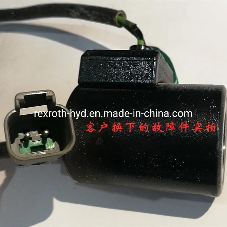 Excavator Main Oil Pump Solenoid Valve Coil Hydraulic Valve Coil R902603249 24V 12 Displacement Coil R902602391 R902602674