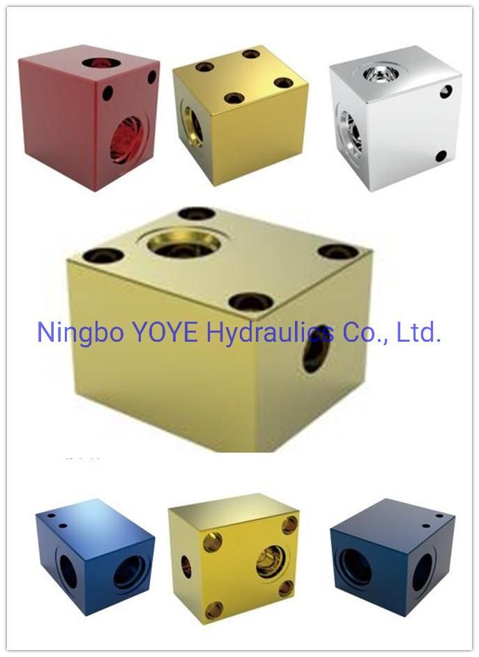 Hydraulic Aluminum Subplate Manifold for Vertical and Horizontal Mounting