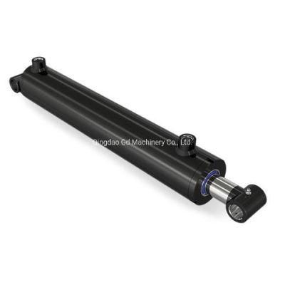 Multi Function Heavy Duty 3000 Psi 2.5&quot; Bore X 32&quot; Stroke X 1&quot; Rod Diameter Welded Bushing Hydraulic Cylinder