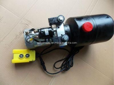 12V 24V DC Dump Trailer Hydraulic Power Unit Horizontal Mounting Power Unit