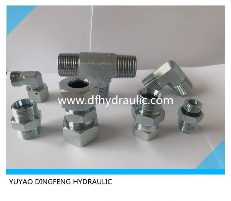 T and Elbow Hydraulic Hose Adapter Fitting