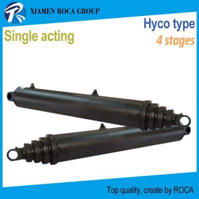 Hyco Type 4 Stages 40101-934-360t Single Acting Replacement Dump Truck Hoist Cylinder