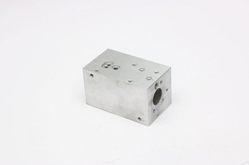 Custom Machining Aluminum Valve Hydraulic Manifold Block