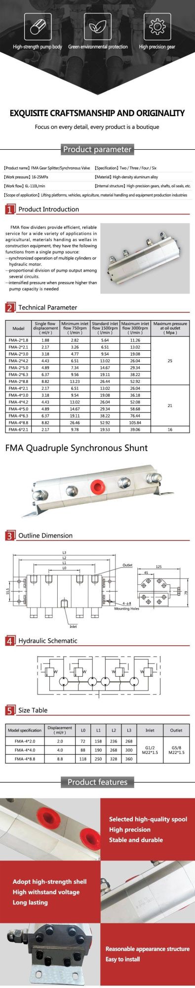 Keta Lfd-10 2 Way Steel Flow Divider Cartridge