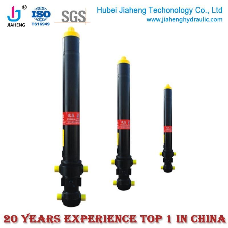 Custom Jiaheng Brand Road Loader Front End Single Acting Hydraulic Cylinder for dump truck