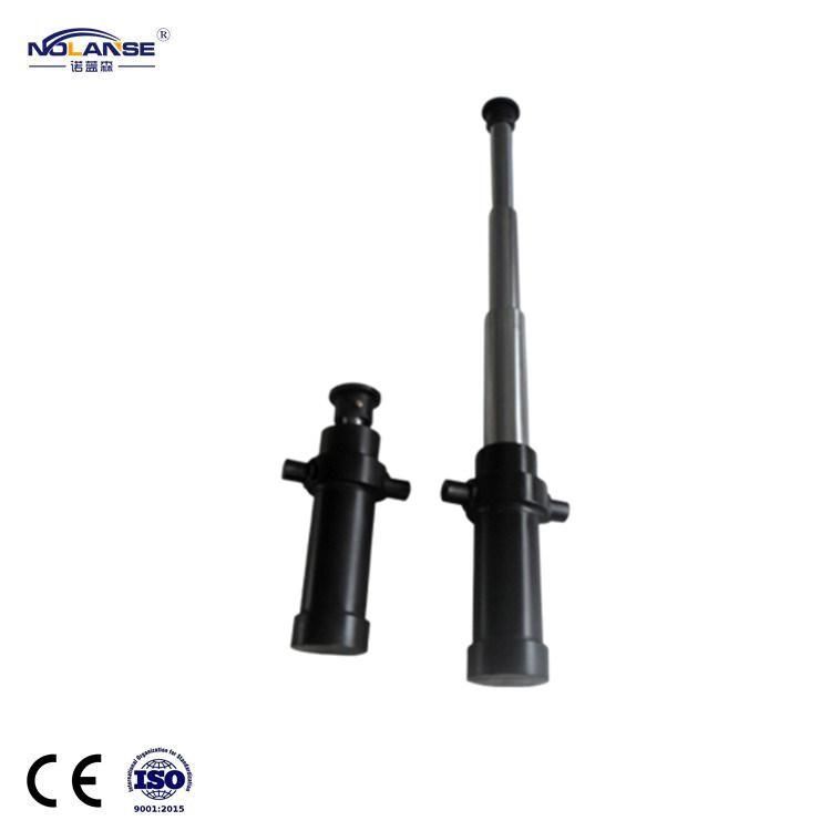 Tractor Dump Trailer Parts Aluminium Custom Special Telescopic Single Piston Rod Double Piston Rod Hydraulic Cylinder