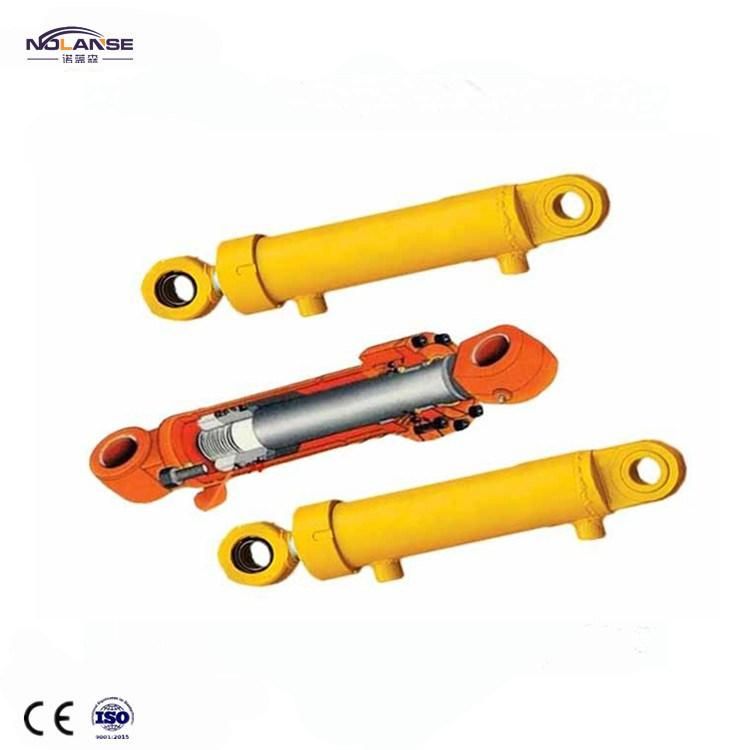 Factory Custom Threaded Head and Welded Cap Heavy Duty Roundline Hydraulic Cylinders