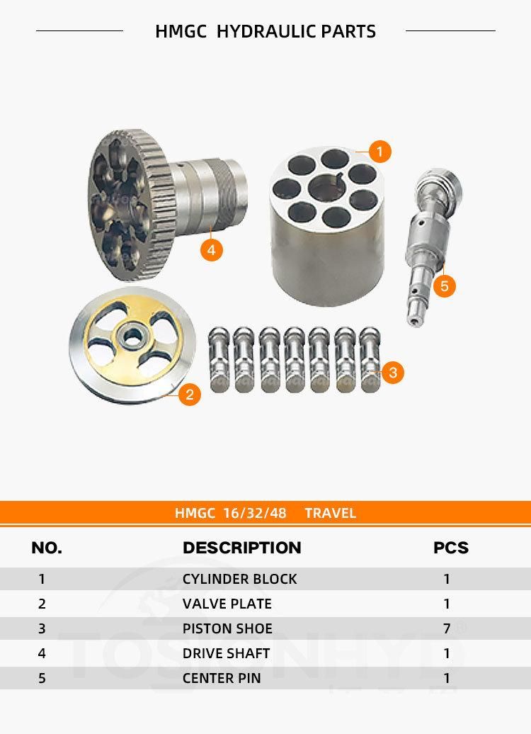 Hmgc32 Ex200-1 Hydraulic Travel Motor Spare Excavator Parts with Hitachi