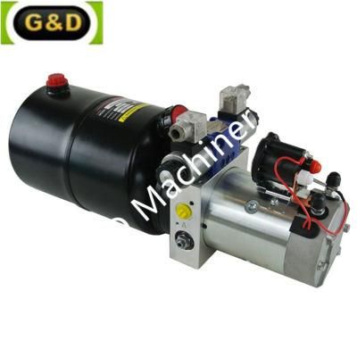 24 Voltage Double Action Steel Hydraulic Power Unit for Dumping Truck
