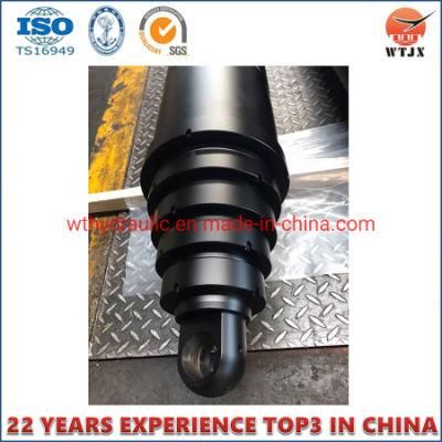 Single Acting Parler Type Telescopic Hydraulic Cylinder for Dump Trailer/Tipper Truck on Sale