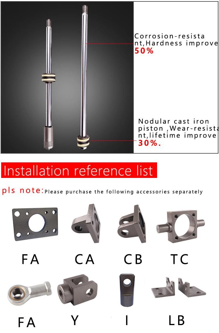 Mob Series Low Pressure Telescopic Hydraulic Cylinder