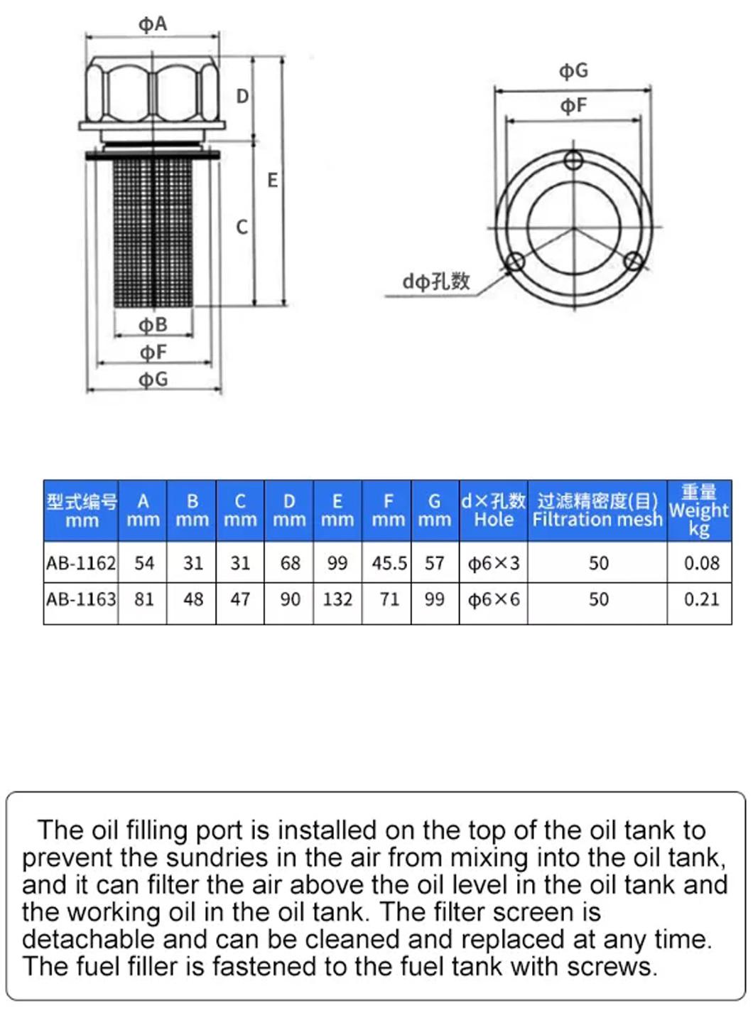 Customized Services Machined Aluminum Alloy Threaded Connection Auto Parts Car Gas Hydraulic Fuel Tank Cover