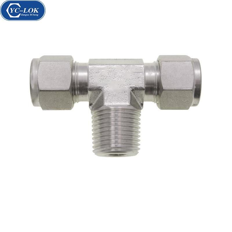 Yc-Mbt Stainless Steel Male Branch Tee Hydraulic Tube Fittings
