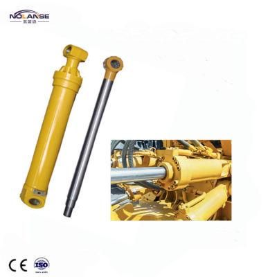 Customized Various Excavator Cylinders Single Piston Double Acting Hydraulic Cylinder with External Piston Rod