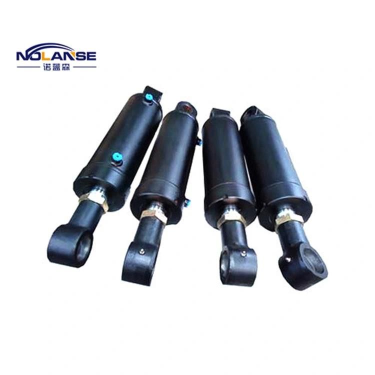 Design Electric Welded Two Way Small Double Acting Hydraulic Piston Cylinder 50 Ton for Wheel Loader Application