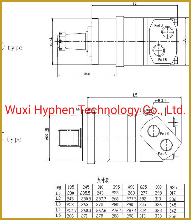 Hydraulic Motor of Bearingless Orbit Motor 1141025005