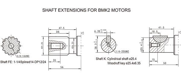 24.1 Cid 1.25 Taper Shaft Magneto Flange Mc2 Eaton Hydraulic Motor with Relief Valve