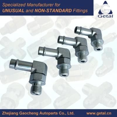 90&deg; Elbow 7/16-20unf-2A Nwo Pipe to Beaded Hose Quick Connector Hydraulic Fittings