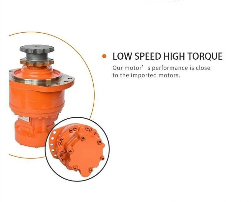 Made in China Hydraulic Radial Psiton Motor Poclain Ms Mse Series Low Speed High Torque for Sale