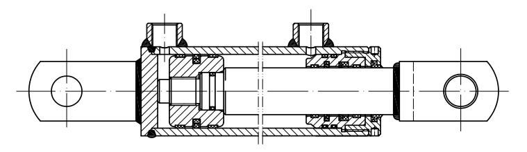 Double Acting Long Stroke Hydraulic Cylinders for Construction