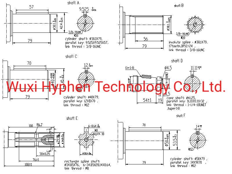 Eaton-Char-Lynn Disc Valve Hydraulic Motor 6000 Series