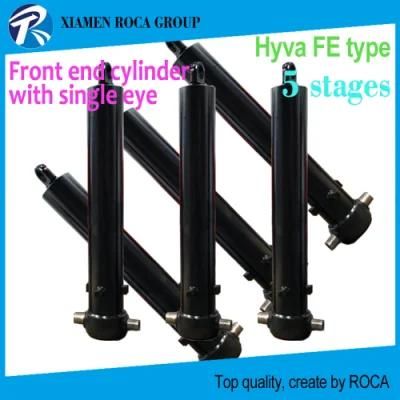 Hyva Fe Type Alpha Series 5 Stages 70547530 Telescopic Replacement Dump Truck Hoist Cylinder