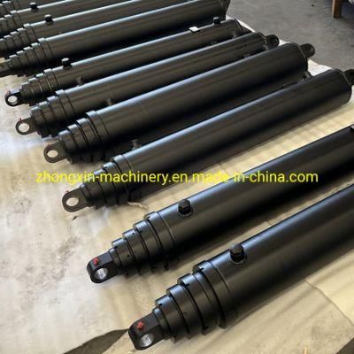 Pin to Pin Mounting Telescopic Hydraulic Cylinder for Dump Truck