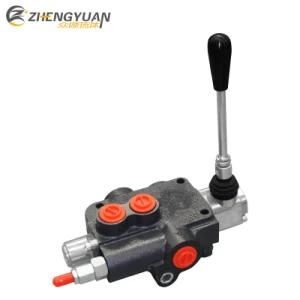 80lpm Hydraulic Monoblock Hand Control Valve P80 for Garbage Truck