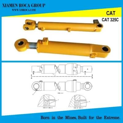 Made in China Hydraulic Parts Cat 320L Boom Arm Bucket Cylinder for Excavator Hydraulic Cylinder