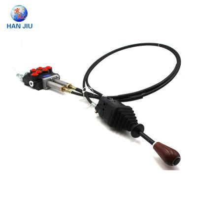 2 Spool Hydraulic Valve 40L/Min with Remote Cable Control for Truck Mounted Cranes