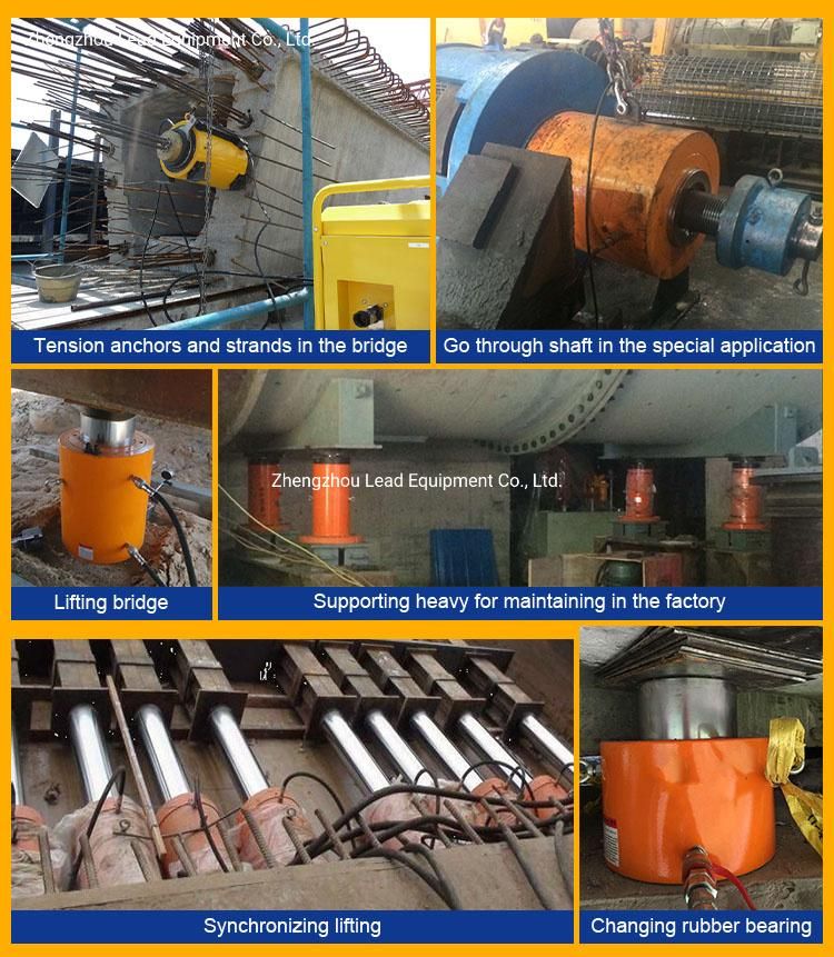 500 ton double single acting hydraulic ram cylinder