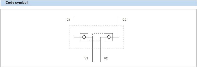 Mobile Hydraulic Valves Double Pilot Operated Check Valves