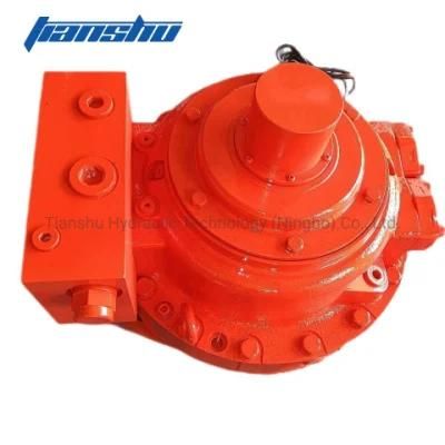 Ca140 Ca210 Hagglunds Hydraulic Motor with Hydraulic Valve and Speed Reducer.