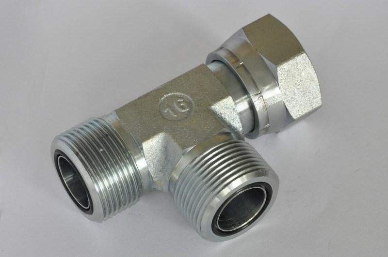 Tee Type O-Ring Face Seal Unf Thread Pipe Fitting