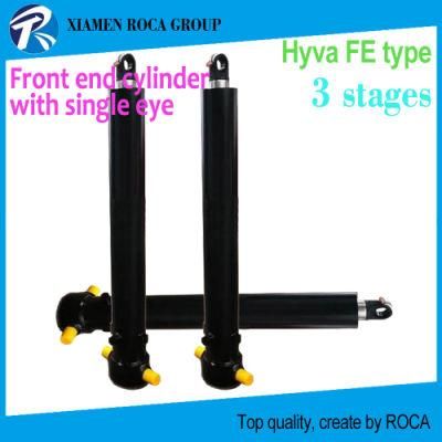 Hyva Fe Type Alpha Series 3 Stages 71534220 Telescopic Replacement Dump Truck Hoist Cylinder