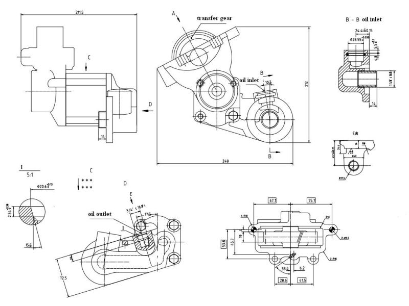 Hydraulic Gear Pump CB-AAC for Foreign Market