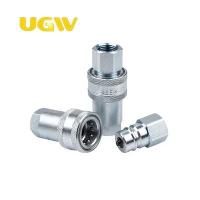 ISO9001 One Piece Fitting Parker Stainless Steel Fitting Hose Connector Hydraulic Quick Connector