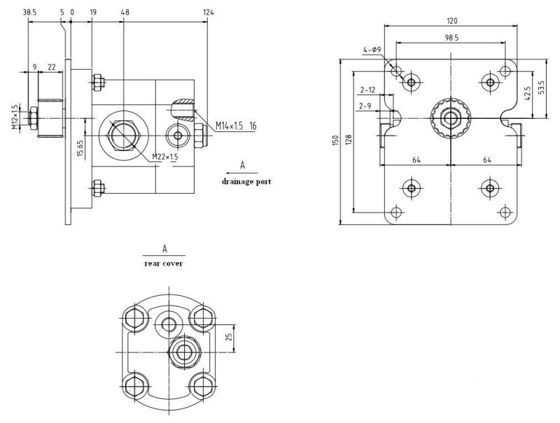 Hchc Hydraulic Gear Motor Good Price