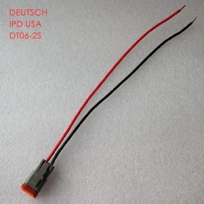 Two-Hole Plug Deutsch Dt06-2s Dt04-2p at Oil Pump Coil Waterproof Wiring Harness Solenoid Valve