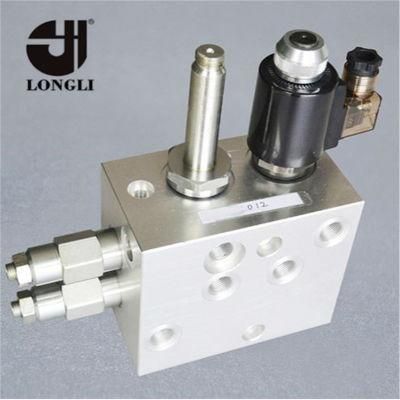 H012 hydraulic solenoid cartridge valve manifold block
