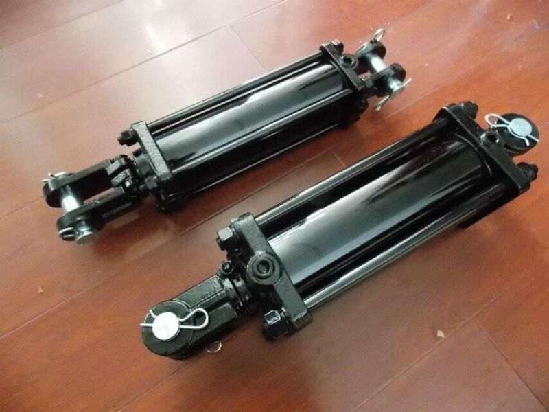 3000psi Hard Chrome Plating Nitrided Piston Rod Tie Rod Hydraulic Cylinder