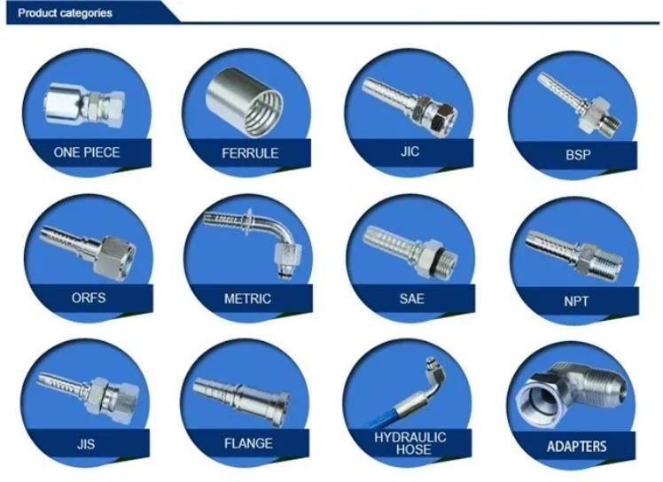 ISO9001 One Piece Fitting Parker Stainless Steel Fitting Hose Connector Hydraulic Quick Connector