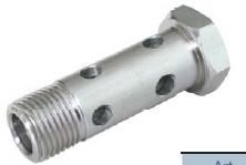 Metric Zinc Plated Hydraulic Fitting Banjo Bolt for Hoses
