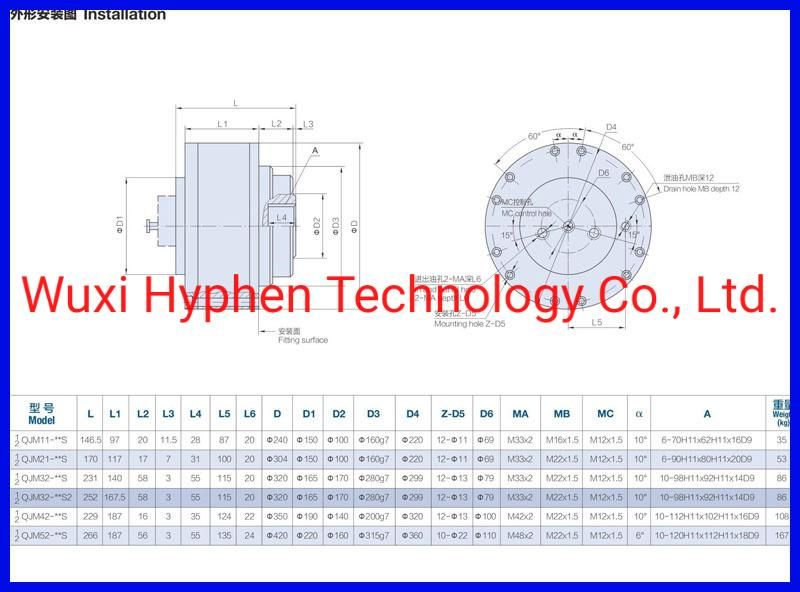 Radial Piston Hydraulic Motor Fixed Displacement (1QJM11-0.4/0.63)