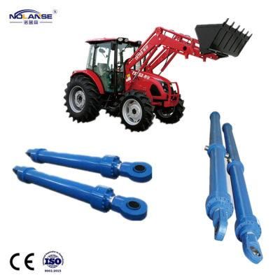 High Pressure Forklift Tilt Telescoping Double Acting Double Rod Hydraulic Cylinder