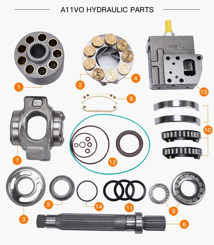A11vo200 Hydraulic Pump Parts with Rexroth Spare Repair Kits