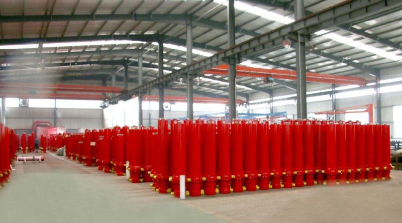 Hyva Kind Multistage Hydraulic Telescopic Cylinder for Dump Truck