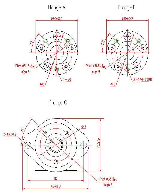 Bmm, BMP, BMS Hydraulic Motor