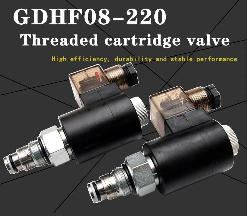 Hot Sales Hydraforce Dhf08 Series of Dhf08, 2 Way 2 Position, Spool Type Solenoid Cartridge Valve